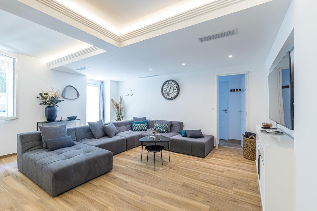 Luxury 3 Bdr Garden & Parking - Angels' Garden Apartment นีซ ภายนอก รูปภาพ