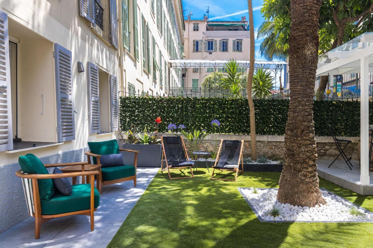 Luxury 3 Bdr Garden & Parking - Angels' Garden Apartment นีซ ภายนอก รูปภาพ